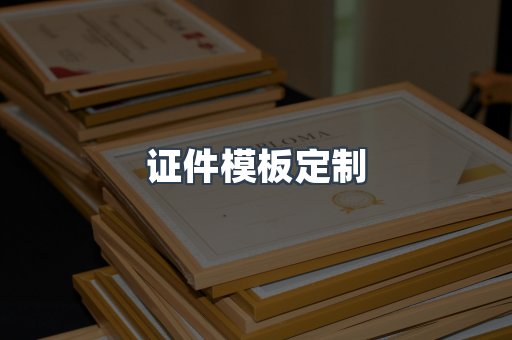 证件模板定制